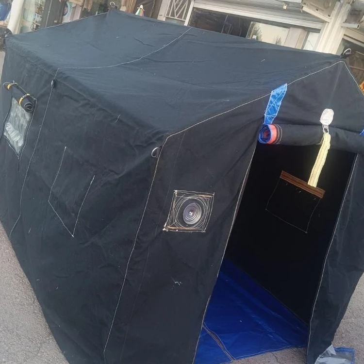 چادر مسافرتی خیمه 2 در 3 جنس برزنتی این محصول سفارشی دوخت و نقدی میباشد