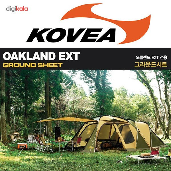 چادر 4 نفره کووآ مدل Oakland Ext کد KN8TE0110