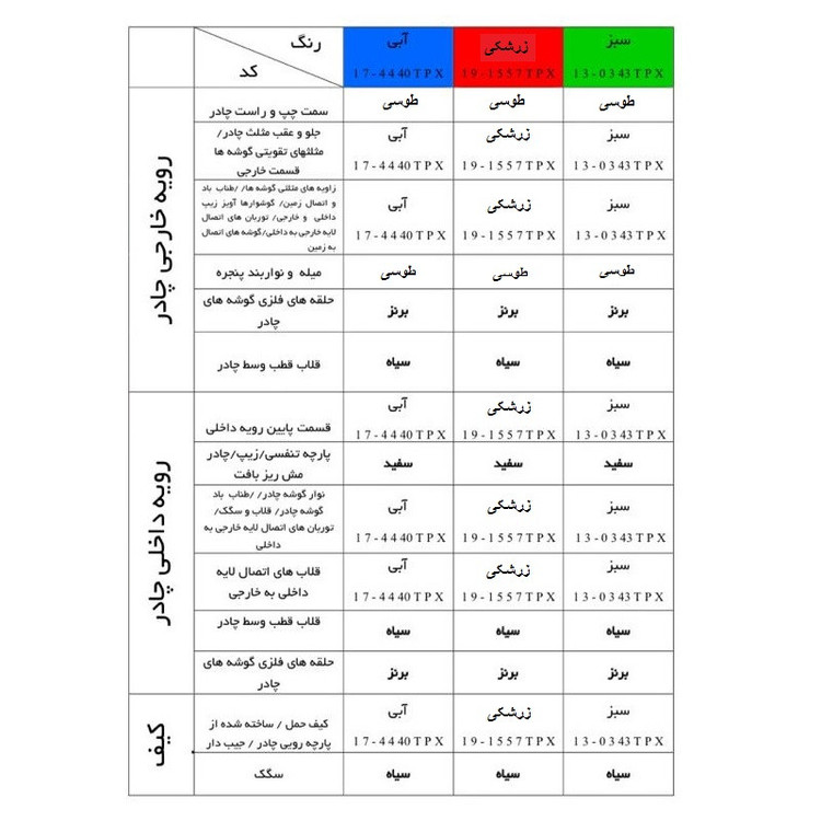 چادر کوهنوردی 4 نفره اسنوهاک مدل TPX_4