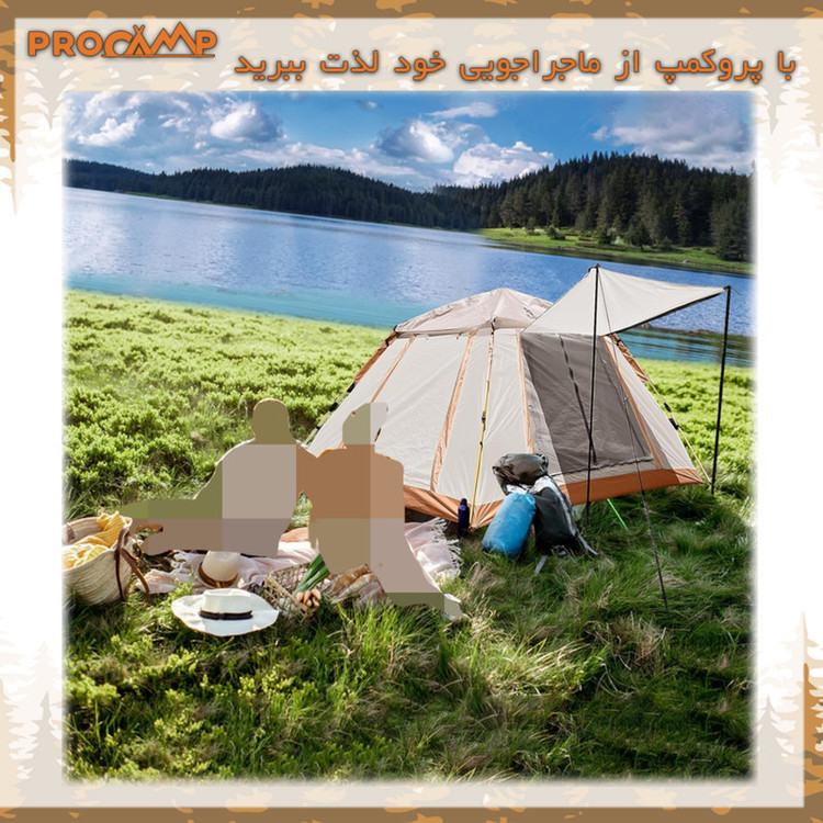 چادر کمپینگ 4 نفره پروکمپ مدل JH-8885-2