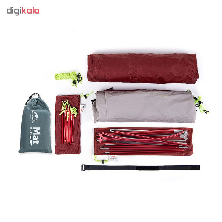 چادر مسافرتی دو نفره نیچرهایک مدل Cloud Up 2 20D Ultralight Snow Skirt