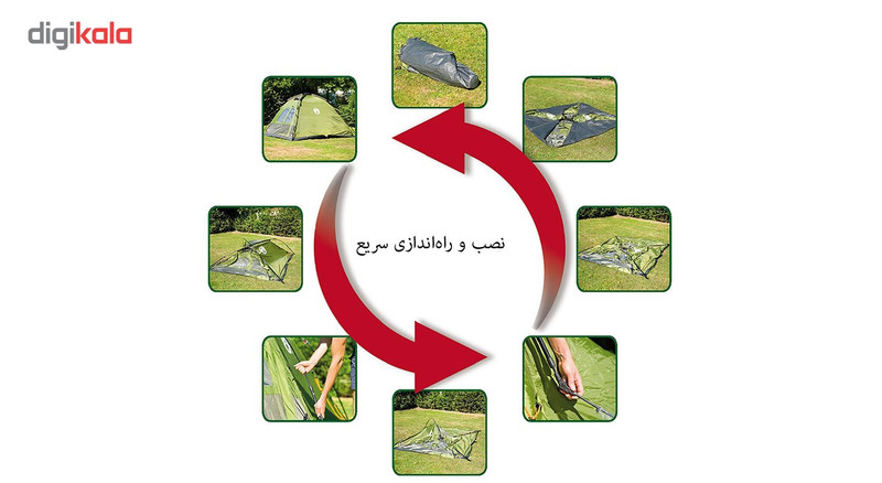 چادر 3 نفره کلمن مدل Instant Dome