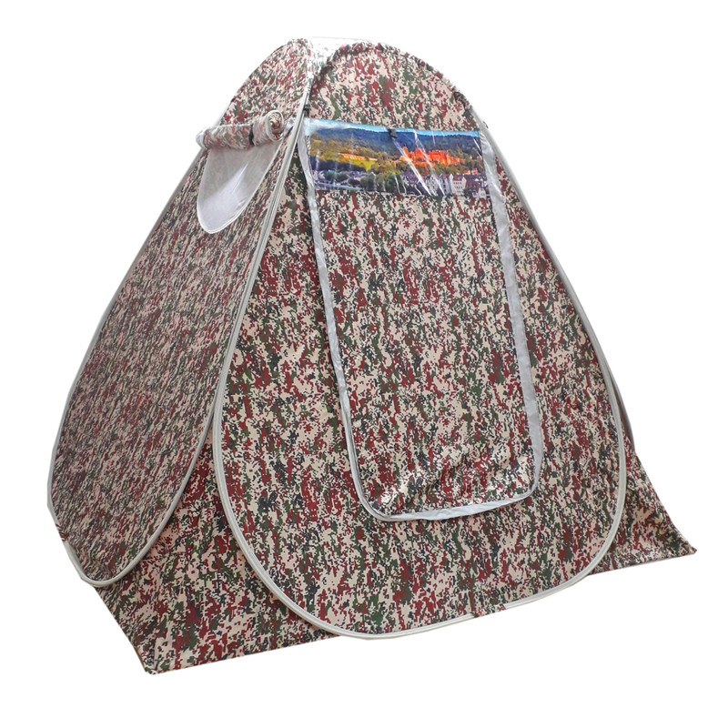 چادر مسافرتی 8 نفره طرح چریکی مدل ch19 کف ضخیم