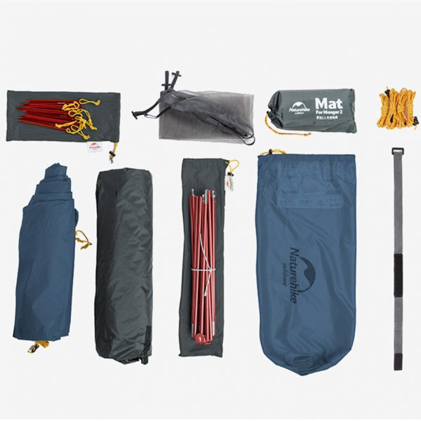 چادر مسافرتی سه نفره نیچرهایک مدل Mongar Ultralight Double Integrated