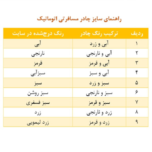 چادر سفری 4 نفره مدل 400