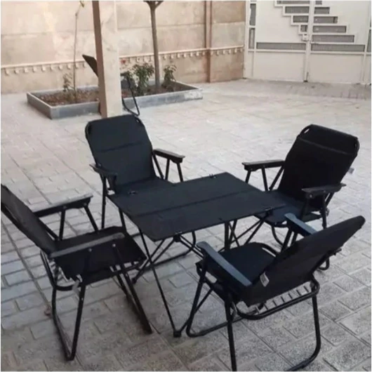ست صندلی مسافرتی تاشو 4نفره