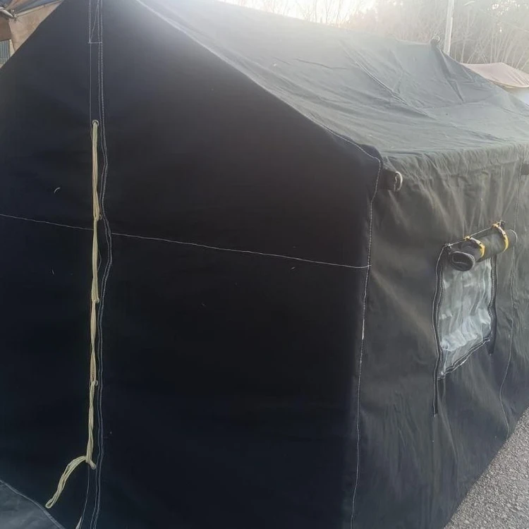 چادر خیمه عشایری خیمه 2 در 3 جنس برزنتی و لوله گاز همراه با جای لوله بخاری صد درصد ضد آب