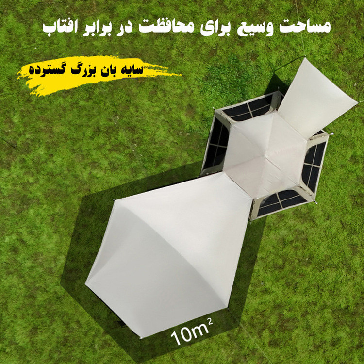 چادر کمپینگ 4 نفره مدل Hexagonal Automatic