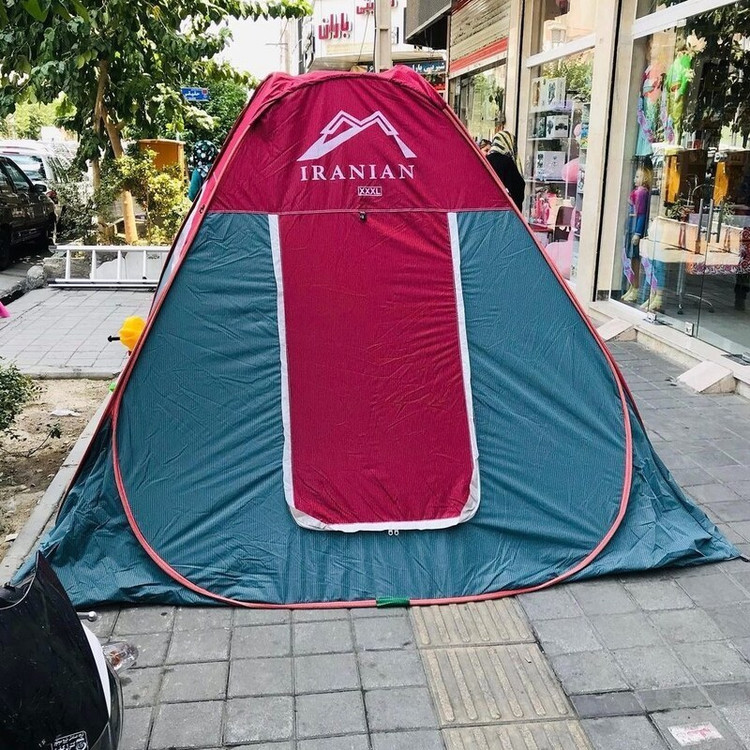 چادر مسافرتی8 نفره فنری مدل برنو سفارشی کیفیت بالا سفر ماشین افرود کمپ کد59