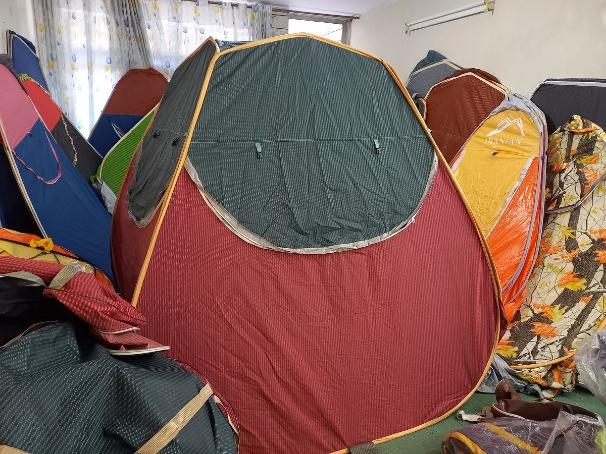 چادر مسافرتی ۱۲ نفره ضد آب مکعبی کلبه ای