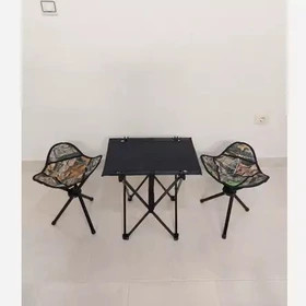 صندلی و میز مسافرتی تاشو(مینی ست دونفره)