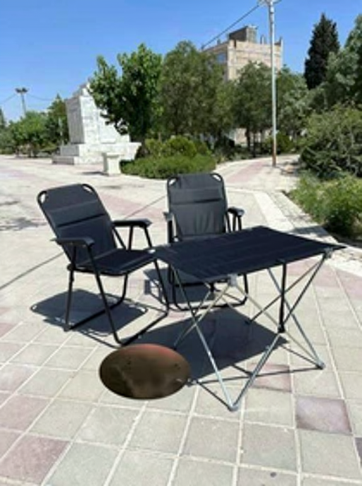 ست میز و صندلی مسافرتی ۷ فنره دو نفره
