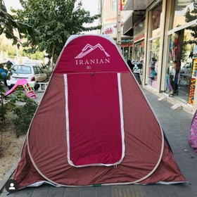 چادر مسافرتی 12 نفره مدل فنری تاشو کف ضخیم سفری ماشین صندلی موتور خودرو کد24