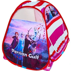چادر بازی فروزان سایز 2 طرح بنفش (سایز 100 سانتی کودک )