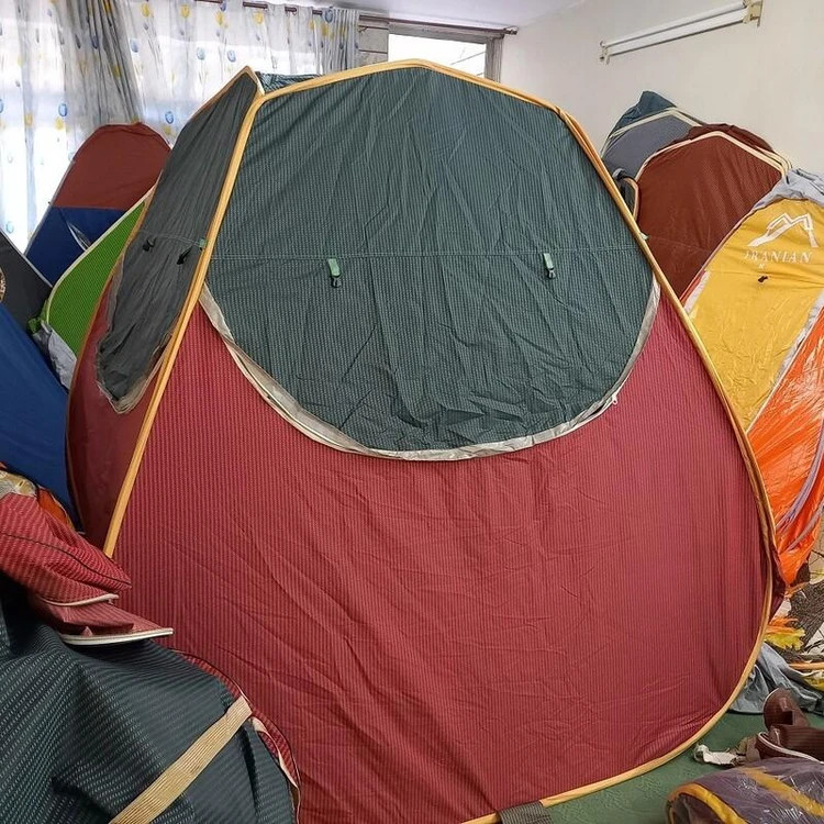 چادر مسافرتی 8 نفره مکعبی اسکلتی (ضد آب و سقف عریض و فضای داخلی بزرگ و جنس برنو برزنتی)