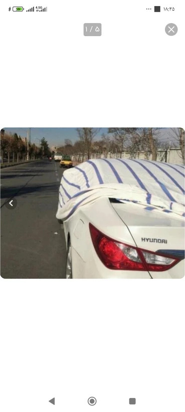 چادر خودرو پژو مناسب پراید رانا سمند تیبا سهند اطلس دنا ساینا کوئیک پارس ۴۰۵ ۲۰۶ ۲۰۷ پلی استر سبک و نازک