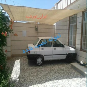 تور شید سایبان ۸۰ درصد کرم ابعاد ۳ در ۵ دوردوزی شده