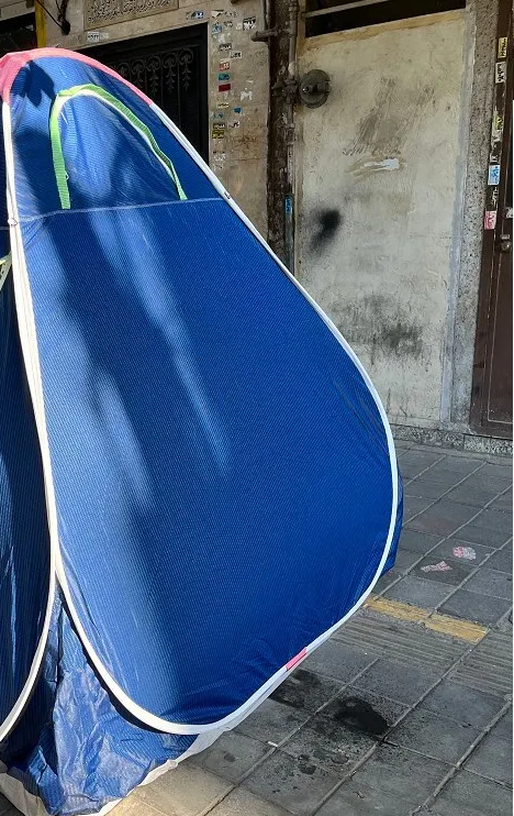 چادر مسافرتی 12 نفره برنو کف زخیم رنگ رندم