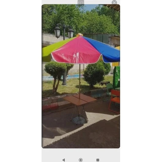 چتر سایبان قطر 2متری با پارچه نانو